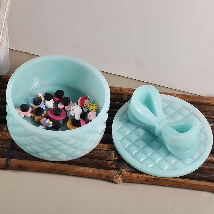 Силиконовый молд - Шкатулка №9, d 14 см, 1 шт. — картинка 7