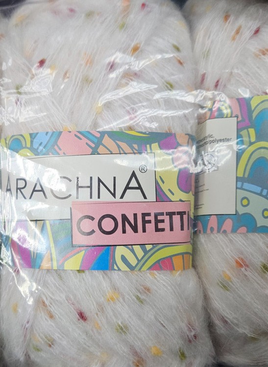 Пряжа Arachna CONFETTI (2030), меланж, 5 шт. по 100 г — картинка 3
