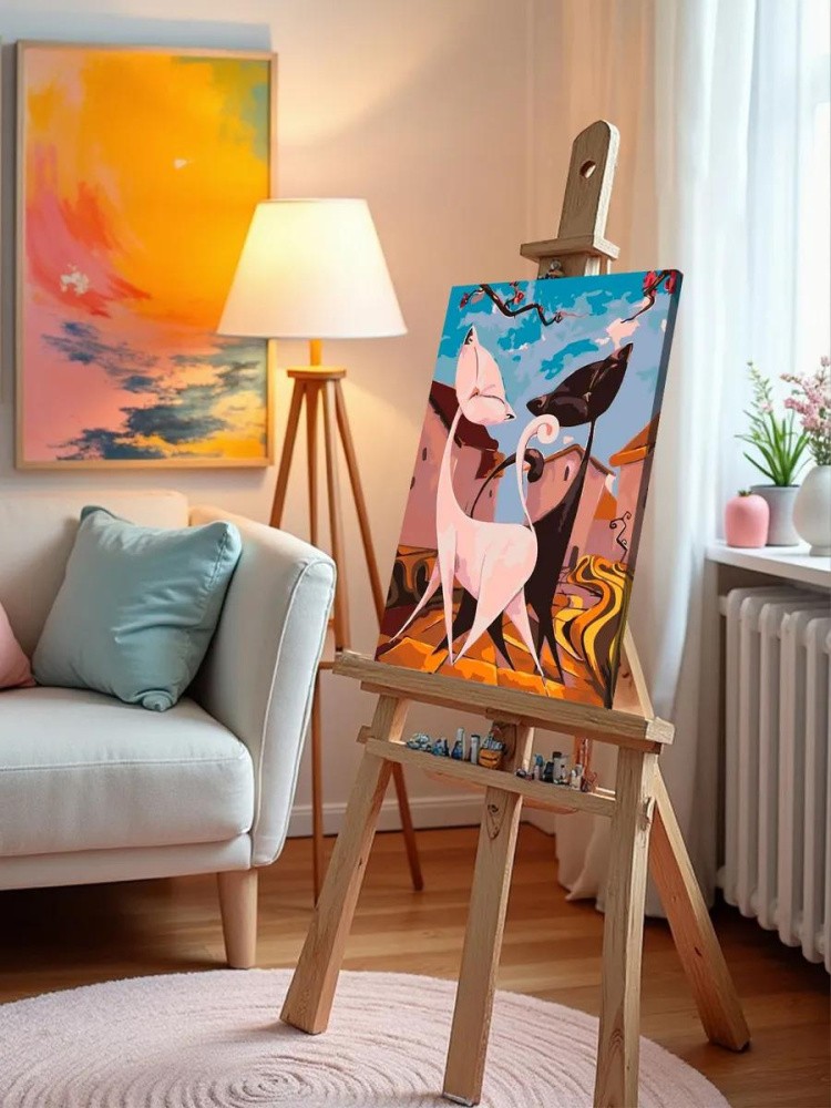 Картина по номерам «Прекрасная парочка» — картинка 10