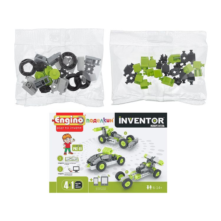 Пластиковый конструктор «Автомобили», Поделкин & Engino — картинка 3