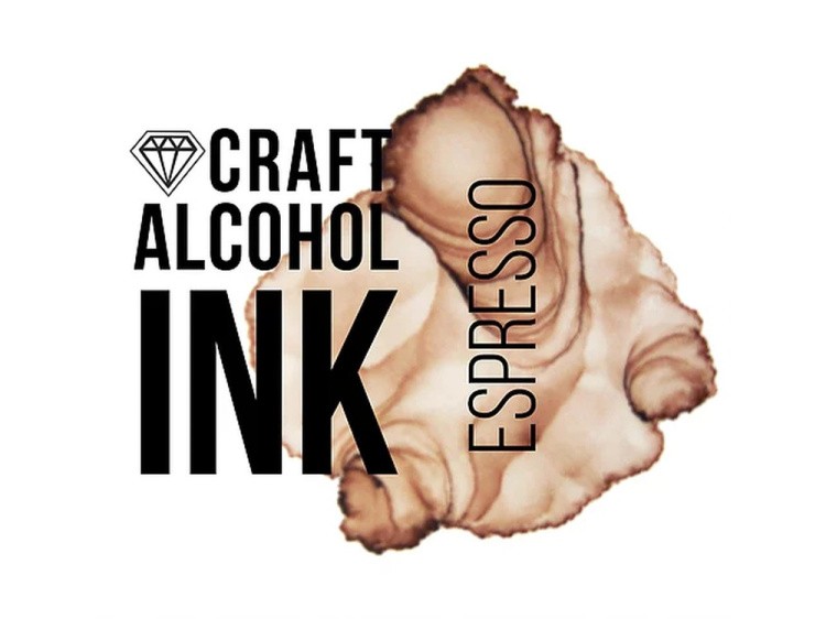 Алкогольные чернила эспрессо (Espresso) 20 мл, Craft Alcohol INK — картинка 2