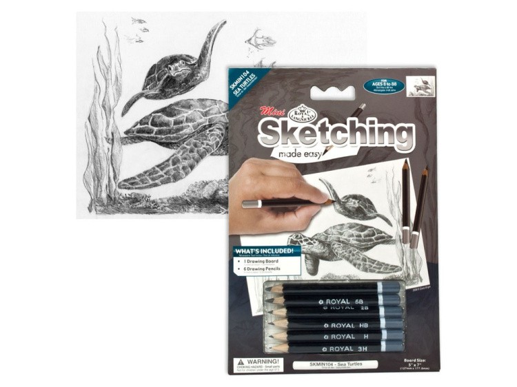 Набор для скетчинга «Черепахи» — картинка 2