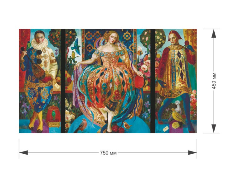 Деревянные пазлы DAVICI «Триптих» — картинка 2