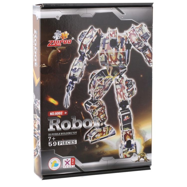 3D-пазлы «Робот. Зевс», ZILIPOO — картинка 2