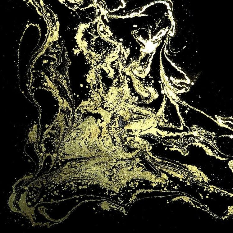 Всплывающий пигмент Зеленое золото, 25мл — картинка 2