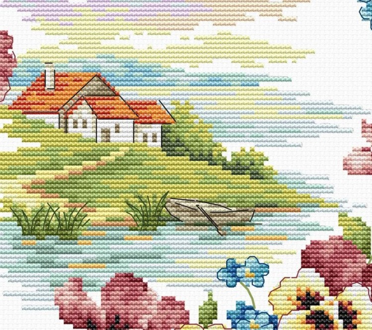 Набор для вышивания «Родные просторы. Анютины глазки» — картинка 5