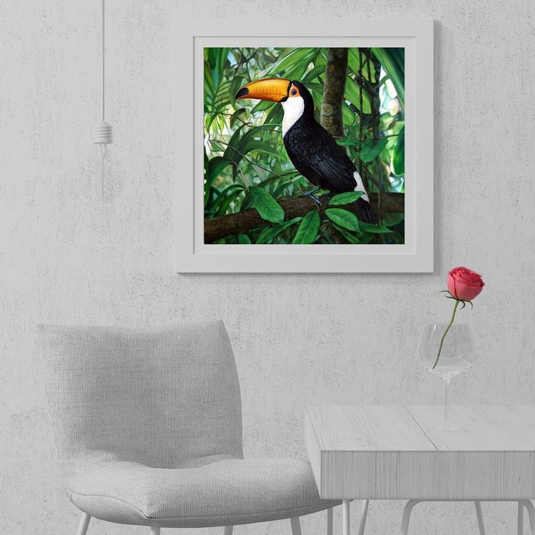 Картина по номерам «Тукан в джунглях» — картинка 3