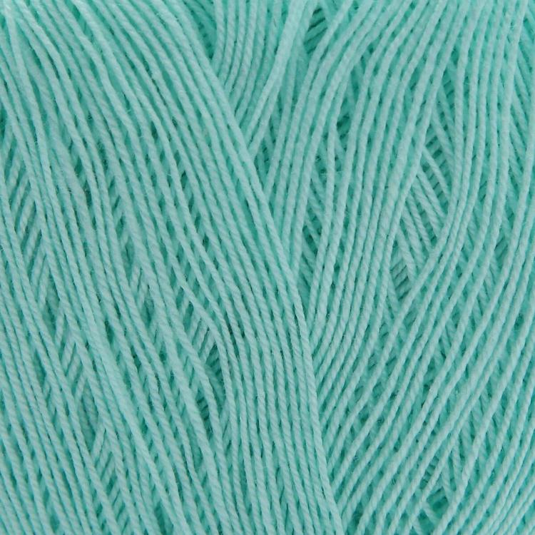 Пряжа Пехорка Цветное кружево (411), мята, 5 шт. по 50 г — картинка 3