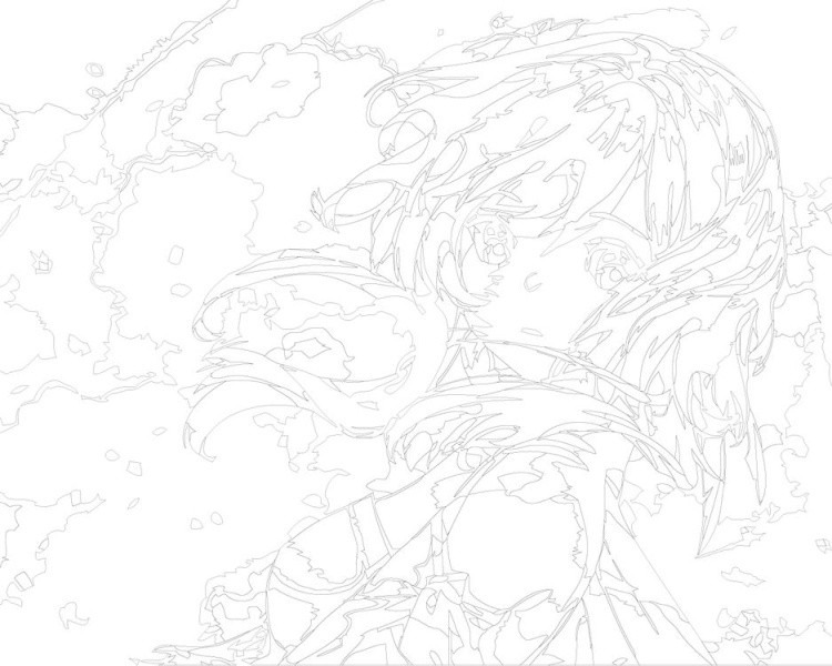 Картина по номерам «Genshin Impact Геншин Импакт: Люмин» — картинка 3