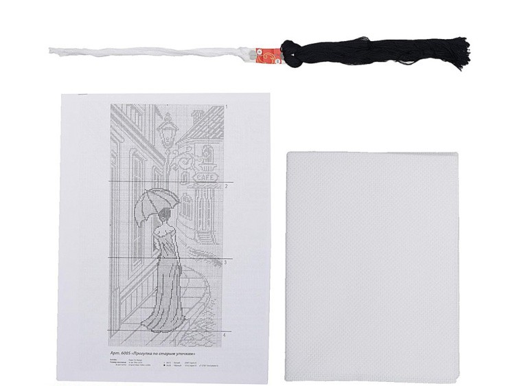 Набор для вышивания «Прогулка по старым улочкам» — картинка 4