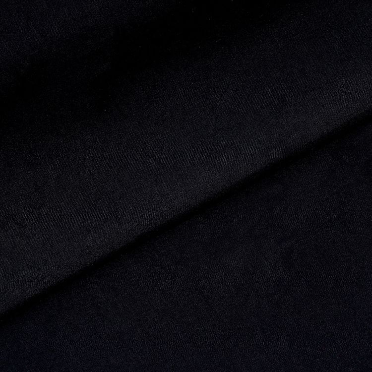 Ткань Поплин стрейч, 1 м х 150 см, 125 г/м², цвет: черный, TBY — картинка 2