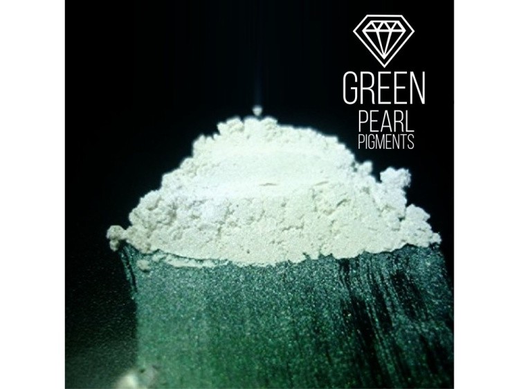 Пигмент минеральный зеленый (Green) 25 мл, CraftPigments Pearl