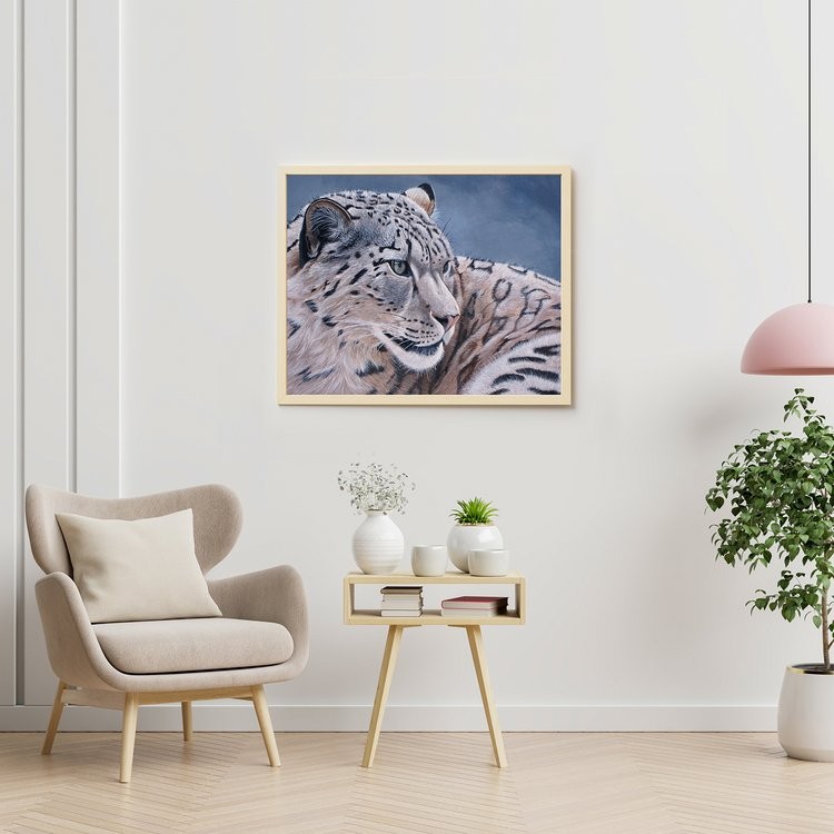 Картина по номерам «Снежный барс-тотем» — картинка 4