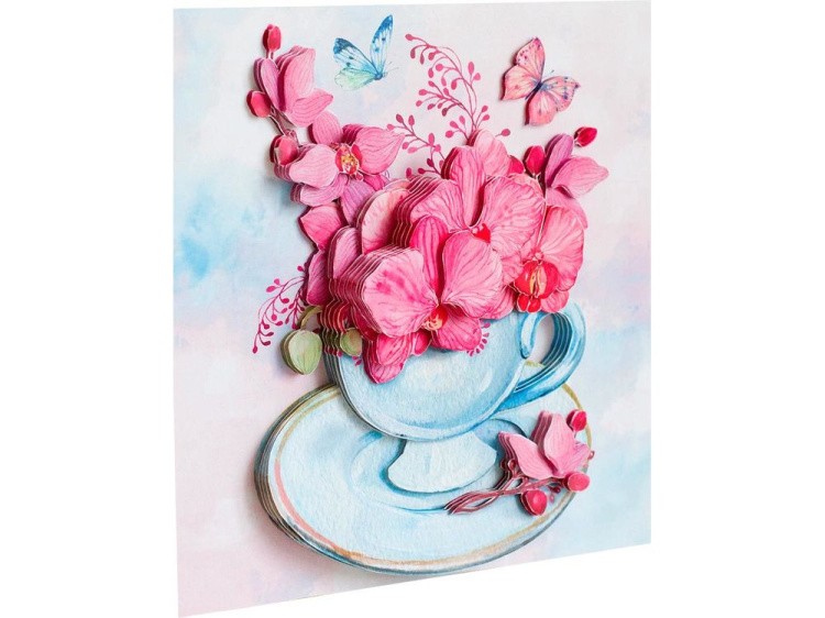 Папертоль «Розовые орхидеи» — картинка 2