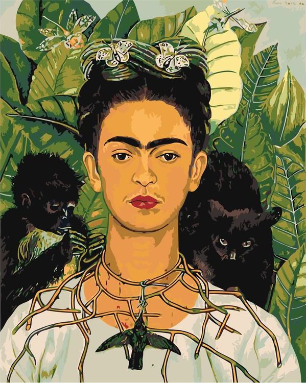 Картина по номерам «Фрида Кало. Автопортрет»