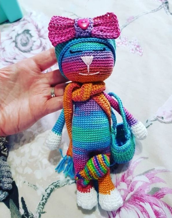 Пряжа ALIZE Bahar Batik Design (3299), сине-белый, 5 шт. по 100 г — картинка 4