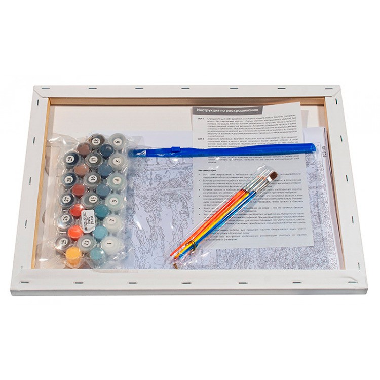 Картина по номерам «Белые ночи в Карелии» — картинка 3