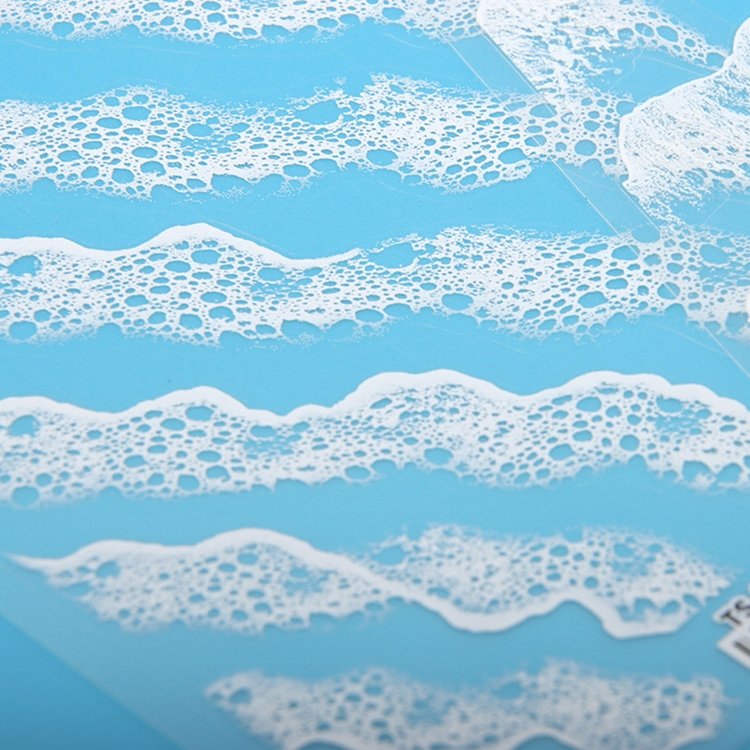 Наклейки-имитация Волны и пены, 10x8см, 1 шт. — картинка 2