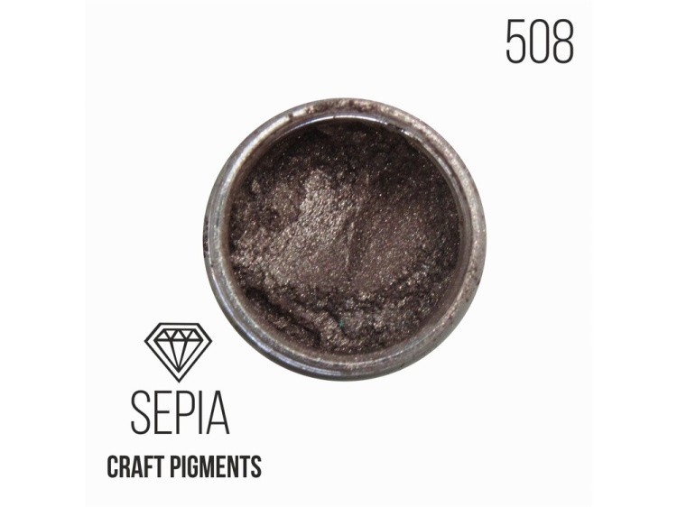 Пигмент минеральный сепия (Sepia) 25 мл, CraftPigments