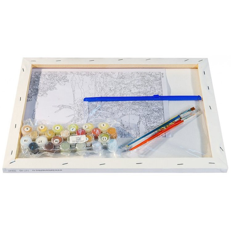 Картина по номерам «Олени» — картинка 3