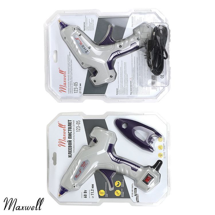 Клеевой пистолет d 11,2 мм, 60W, Maxwell Premium — картинка 4