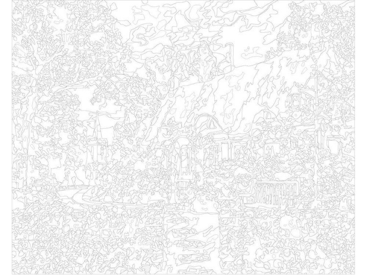 Картина по номерам «Усадьба» — картинка 3