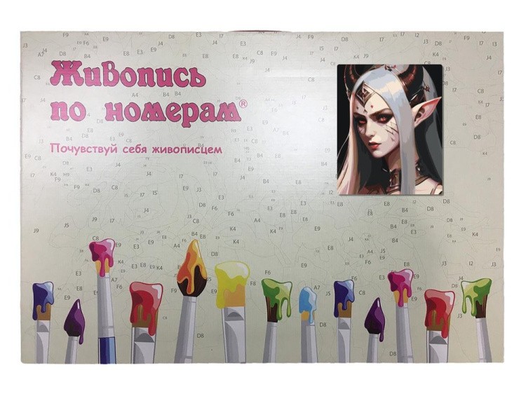 Картина по номерам «Девушка-косплей 4» — картинка 5