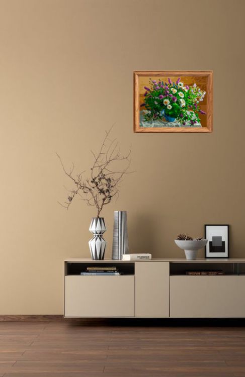 Картина по номерам «Букет с клевером» — картинка 6