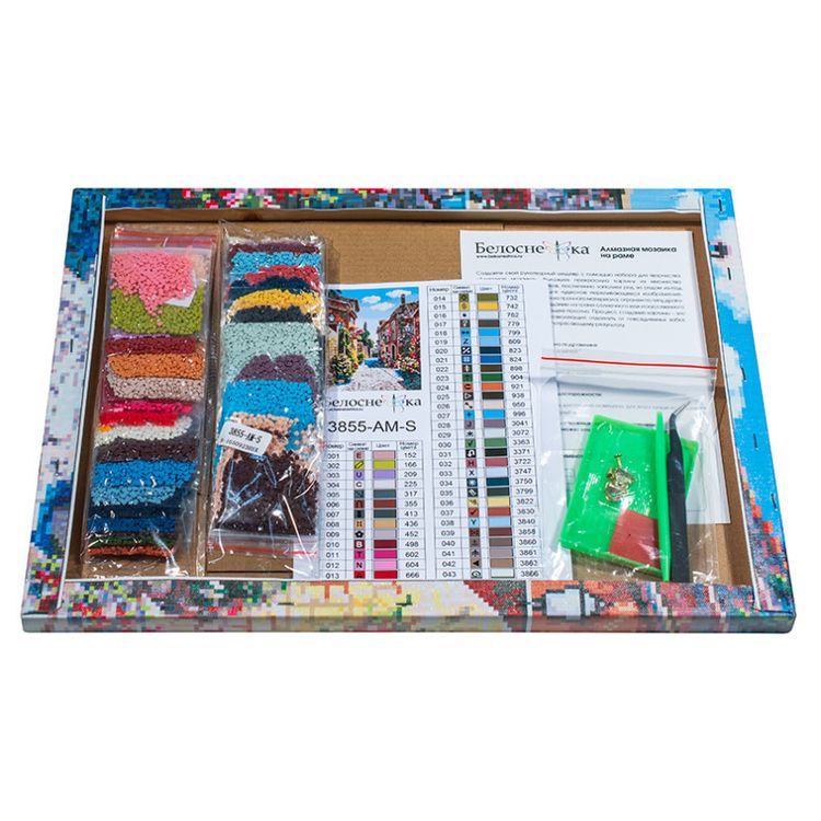 Алмазная вышивка «Испания. Улочка средневекового города Ператальяда» — картинка 3