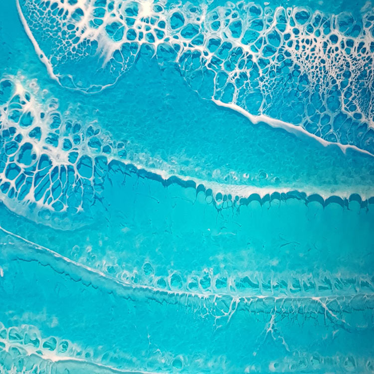 Порошок Resi-WAVE для 3D-эффекта морской пены 20 мл, ResinArt — картинка 2