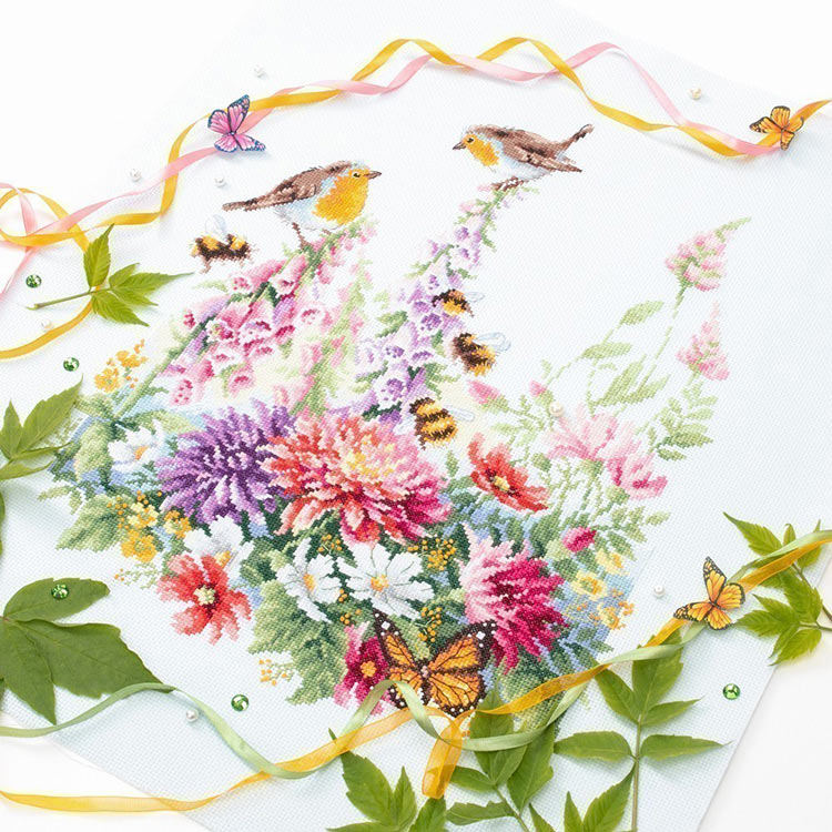 Набор для вышивания «Звонкие малиновки» — картинка 5