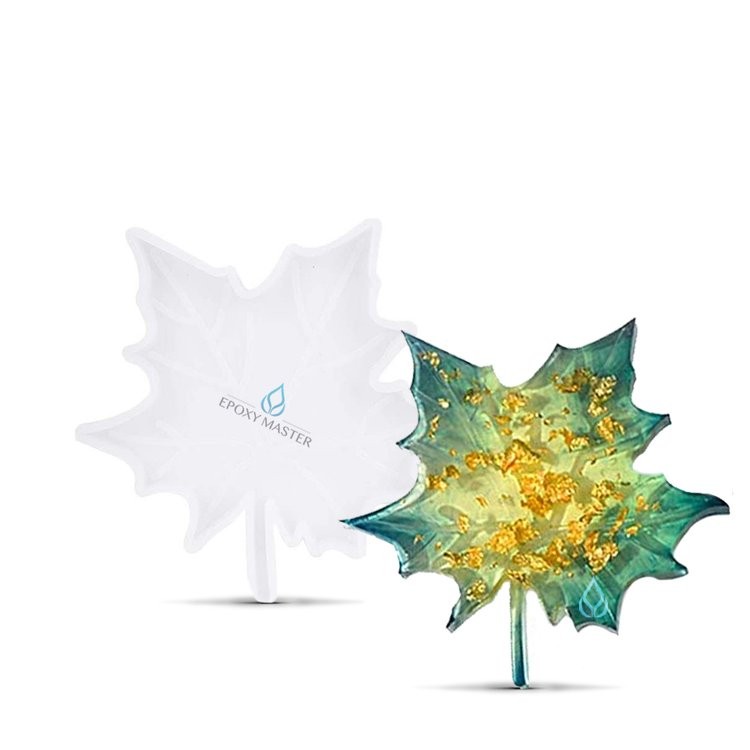 Силиконовый молд Epoxy Master кленовый лист S, 10х10 см — картинка 2