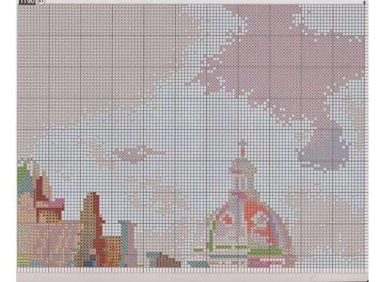 Набор для вышивания «Амстердам. Канал Аудезейтс Форбургвал» — картинка 2