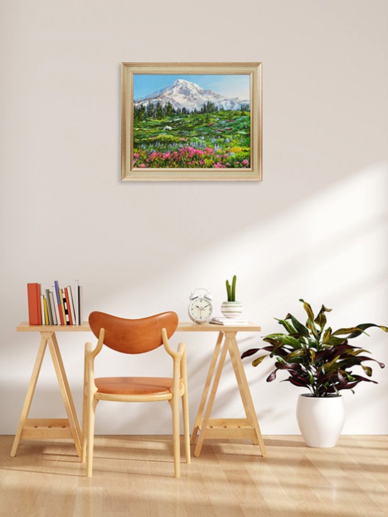 Алмазная вышивка «Альпийские луга» — картинка 9