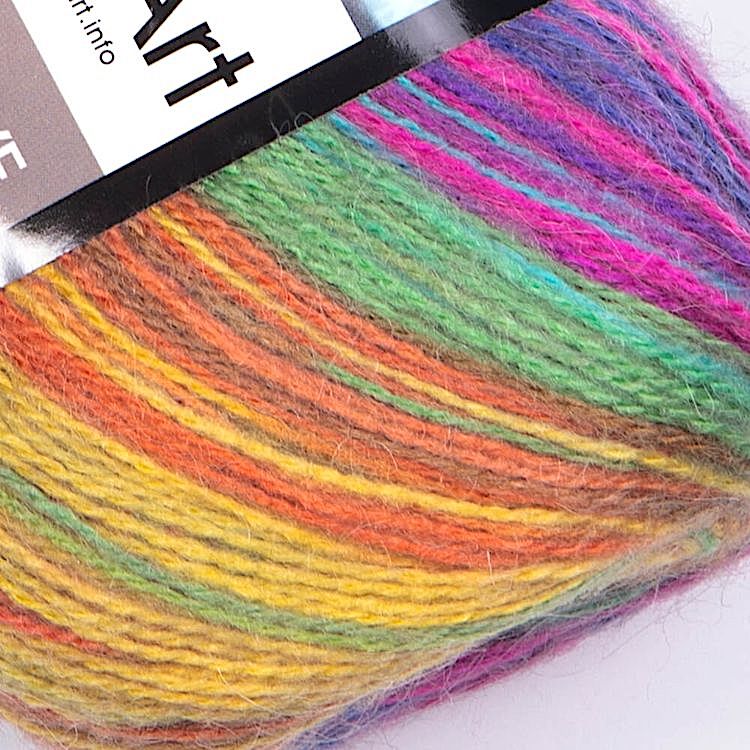 Пряжа YarnArt Angora Active (850), мультиколор, 5 шт. по 100 г — картинка 2