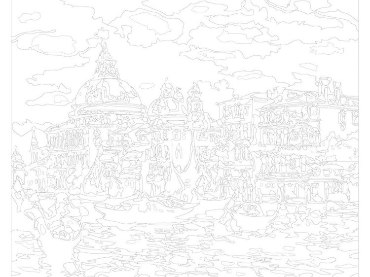 Картина по номерам «Канал в Венеции» — картинка 3