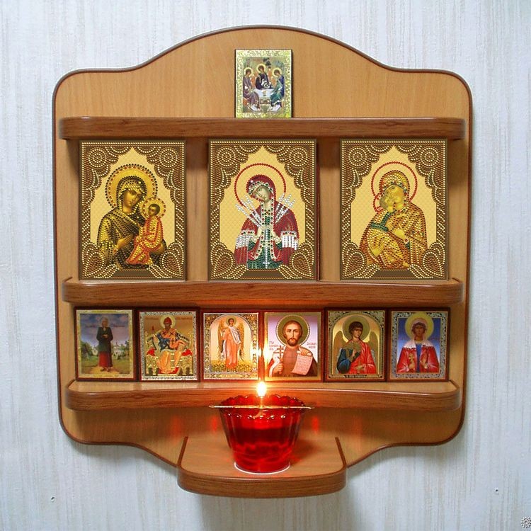 Алмазная вышивка «Семистрельная Божия Матерь» — картинка 5