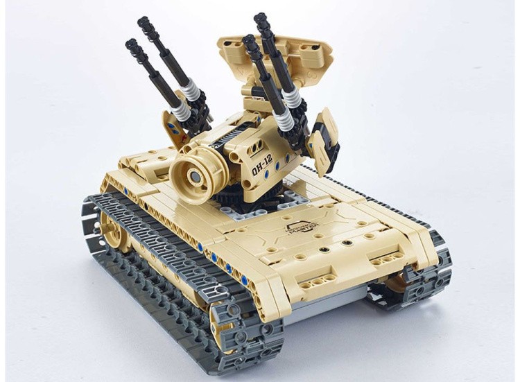 Конструктор QIHUI электромеханический «Anti-aircraft tank» — картинка 5