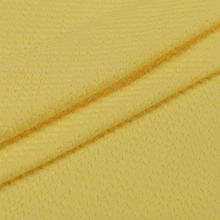 Ткань трикотажная Бифлекс жатка, 6 м, ширина 150 см, 240 г/м², цвет: 9 лайм, TBY — картинка 5