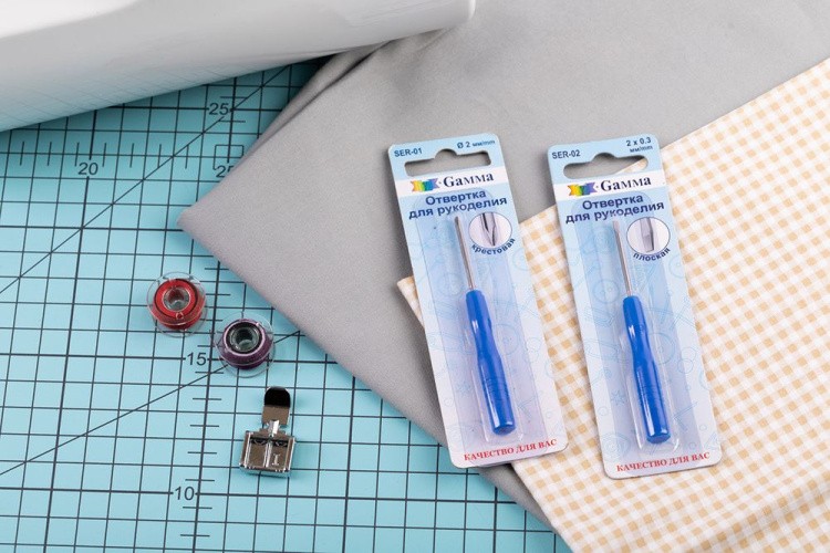 Отвертка крестовая для рукоделия, 85 мм, 2 мм, Gamma — картинка 4