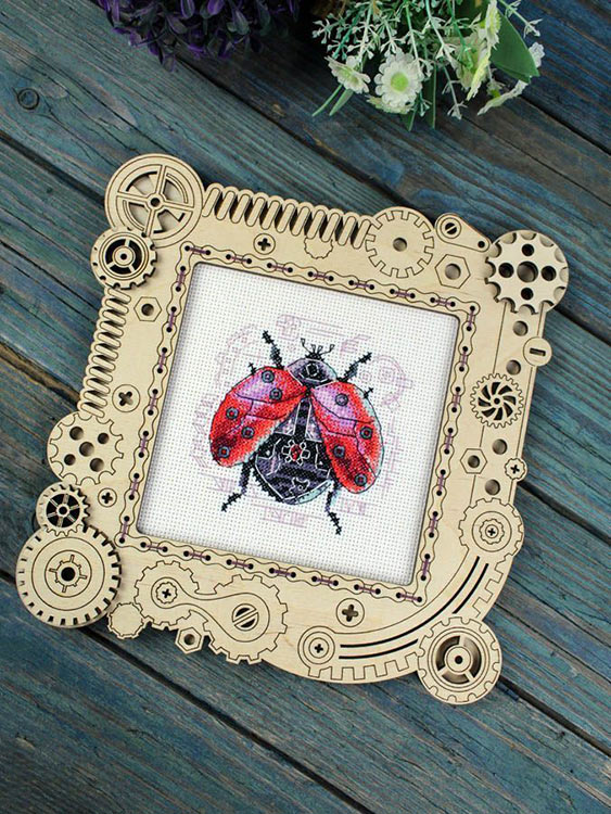 Набор для вышивания «Божья коровка. Стимпанк» — картинка 5