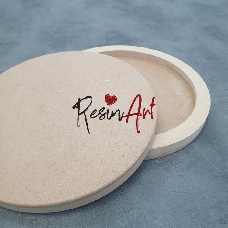 Артборд - круг на подрамнике 1,6 см (МДФ) (30 см), 1 шт., ResinArt — картинка 2