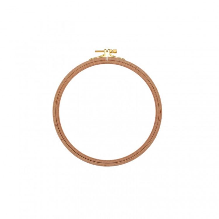 Пяльцы деревянные с винтом, диаметр 16 см, h=8 — картинка 2