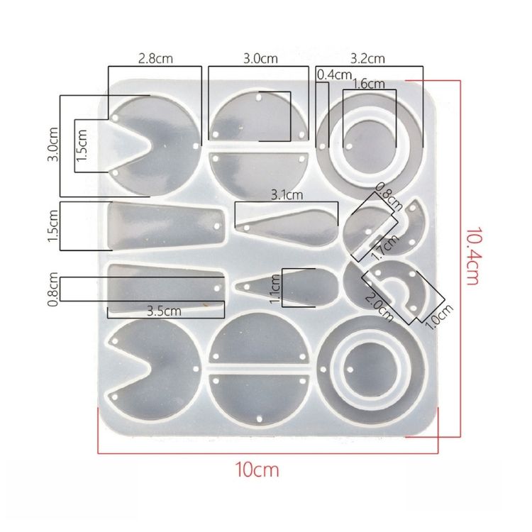 Набор для создания украшений из эпоксидной смолы «Серьги #4», FancyOn — картинка 4