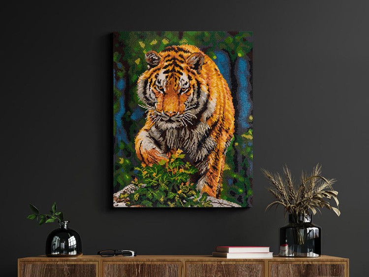 Алмазная вышивка «Царь Тайги» — картинка 3