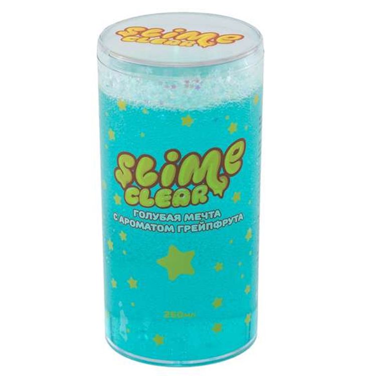 Лизун «Slime» Clear-slime Голубая мечта с ароматом грейпфрута, 250 г