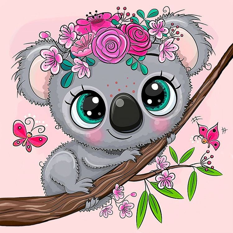 Алмазная вышивка «Маленькая коала»