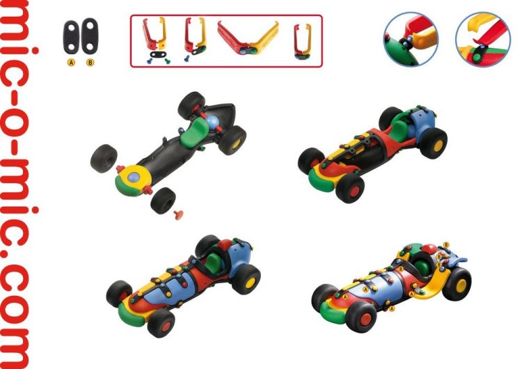 Конструктор Mic-o-mic «Автомобиль гоночный» — картинка 3