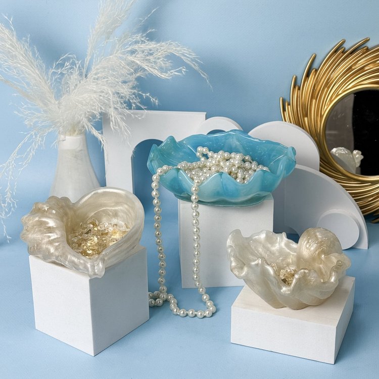 Силиконовый молд - Ракушка №1, 13x6,7см, 1 шт. — картинка 5