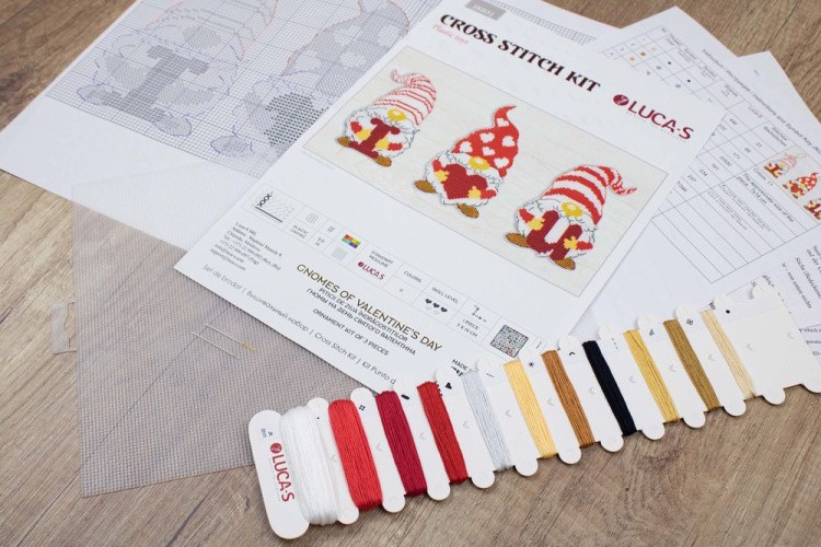 Набор для вышивания «Гномы на День Святого Валентина» — картинка 6